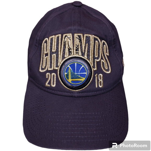 Golden State Warriors 2018 NBA Finals Champs Snapback Hat New Era 9FIFTY Gray - Picture 1 of 8